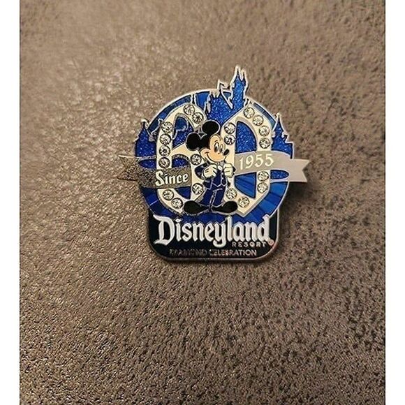 Disneyland 60th Anniversary Mickey Mouse Pin - Picture 2 of 5